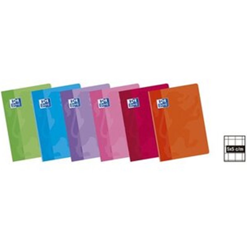 LIBRETA A5 OXFORD QUADRICULA 5X5 48F