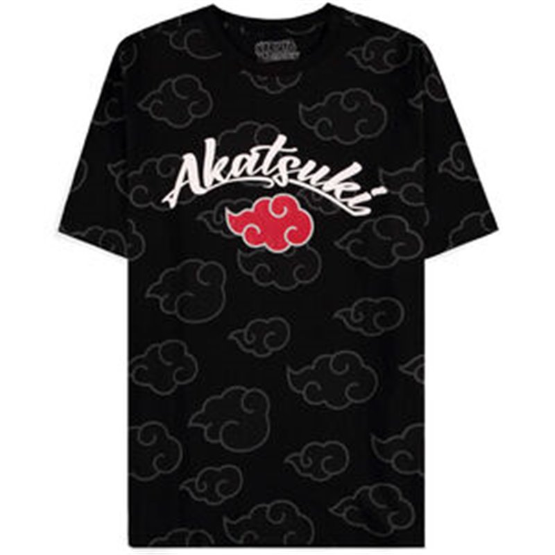 CAMISETA AKATSUKI ALL OVER NARUTO SHIPPUDEN