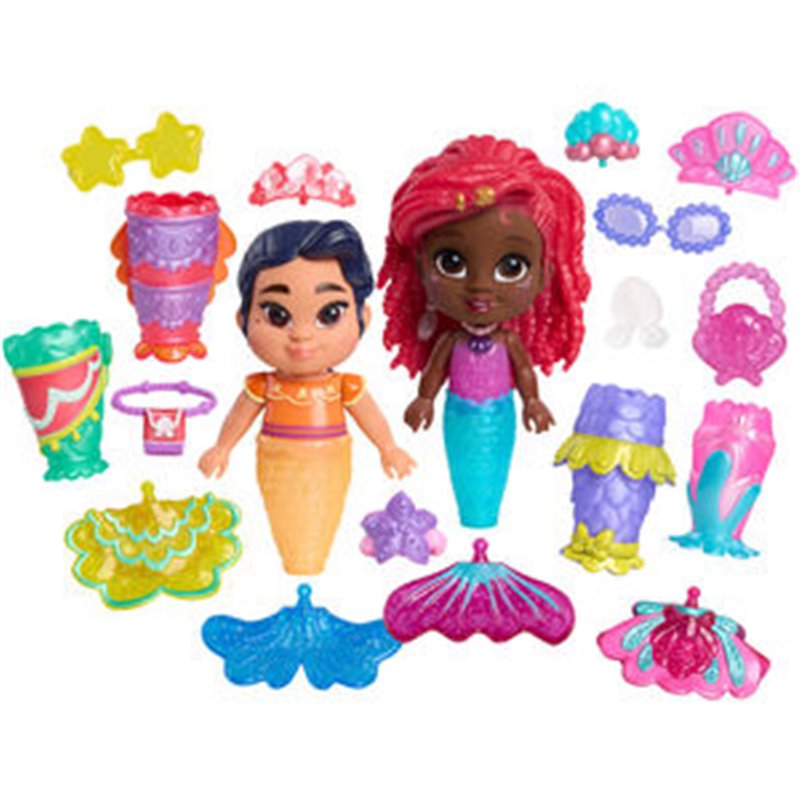 MUÑECA ARIEL + LUCIA ARIEL DISNEY 19CM