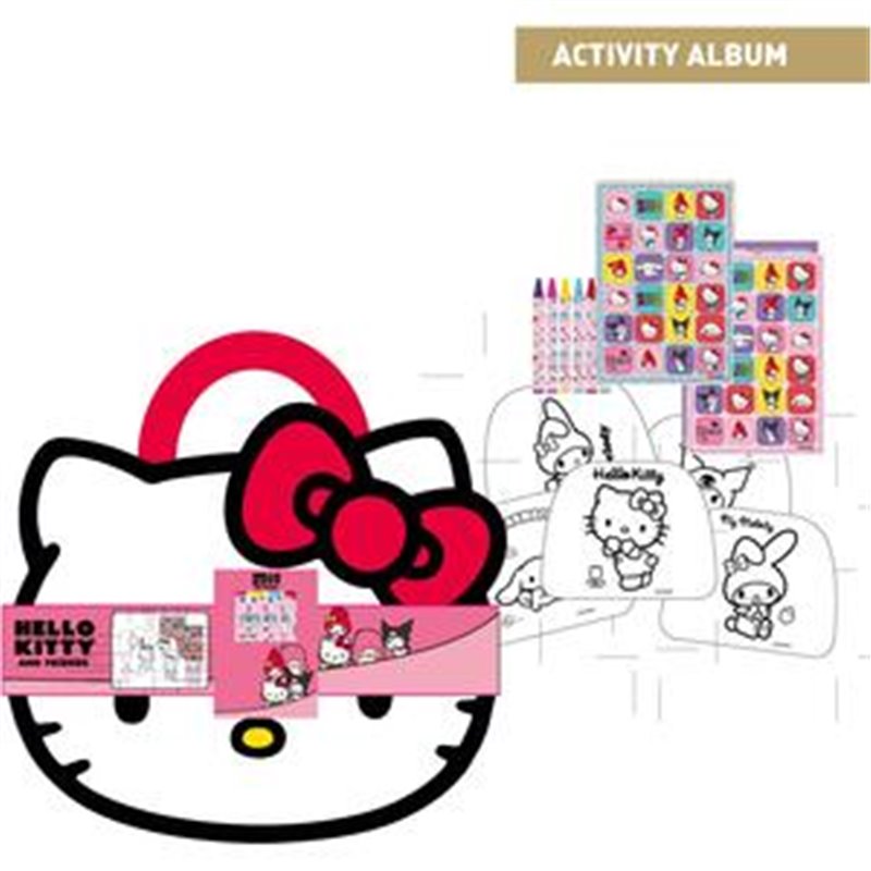 ALBUM ACTIVIDADES COLOREABLE HELLO KITTY