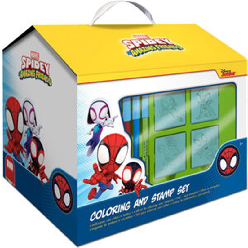 SET PAPELERIA CASA SPIDEY AND HIS AMAZING FRIENDS MARVEL 20PZS