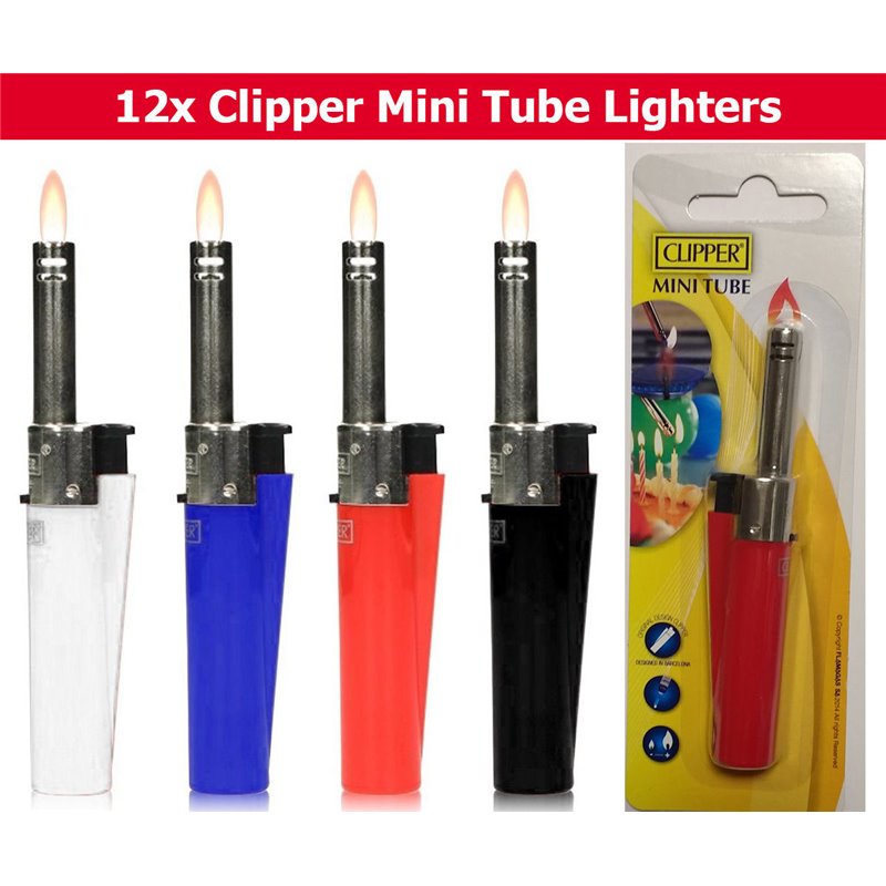 Encendedor Coc Llama Gas Mini Tube Shiny Clipper