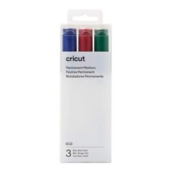 Cricut 2008876 marcador permanente Azul, Verde, Rojo 3 pieza(s)