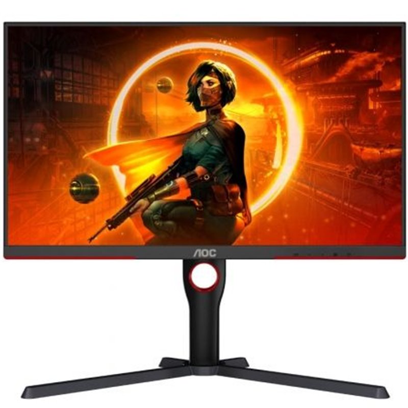 Monitor Gaming AOC Q27G3XMN/BK 31.5"/ QHD/ 1ms/ 180Hz/ VA/ Regulable en altura/ Negro