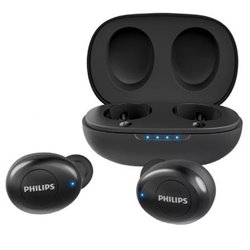 Auriculares Bluetooth Philips TAUT102BK con estuche de carga/ Autonom�a 2.5h/ Negros