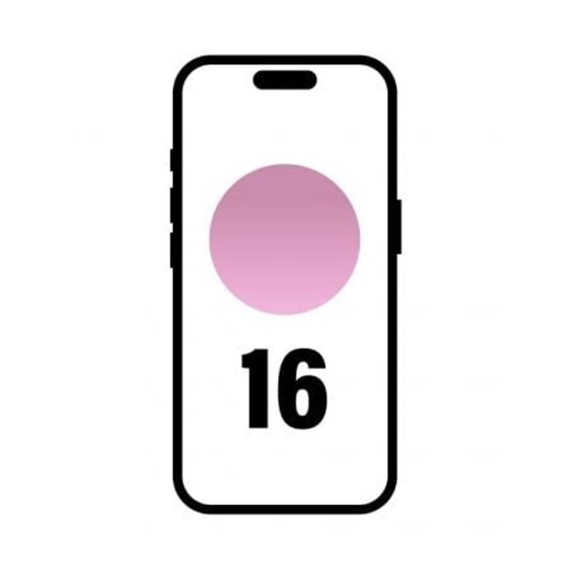 Smartphone Apple iPhone 16 128GB/ 6.1"/ 5G/ Rosa