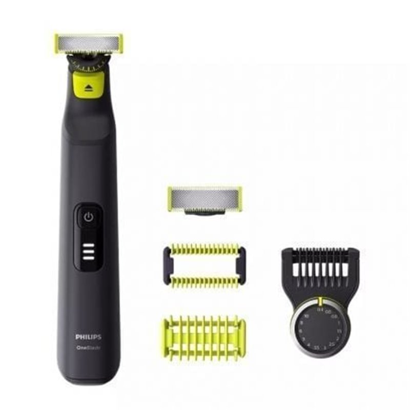 Cortabarbas + Recortadora Philips Oneblade Pro 360 QP6541/15/ con Bater�a/ 4 Accesorios