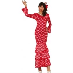 DISFRAZ ADULTA FLAMENCA SEVILLANA TALLA 42-44