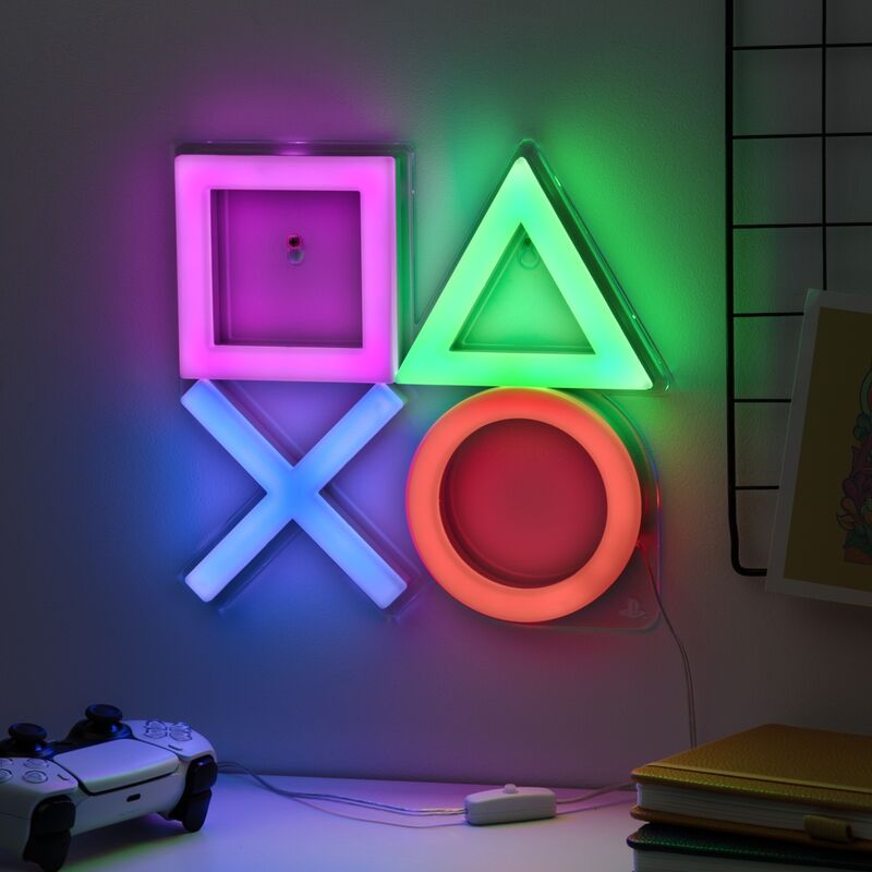 Lampara pared LED PlayStation