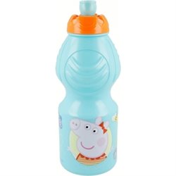 PEPPA PIG BOTELLA PLÁSTICO 400 ML 18 CM