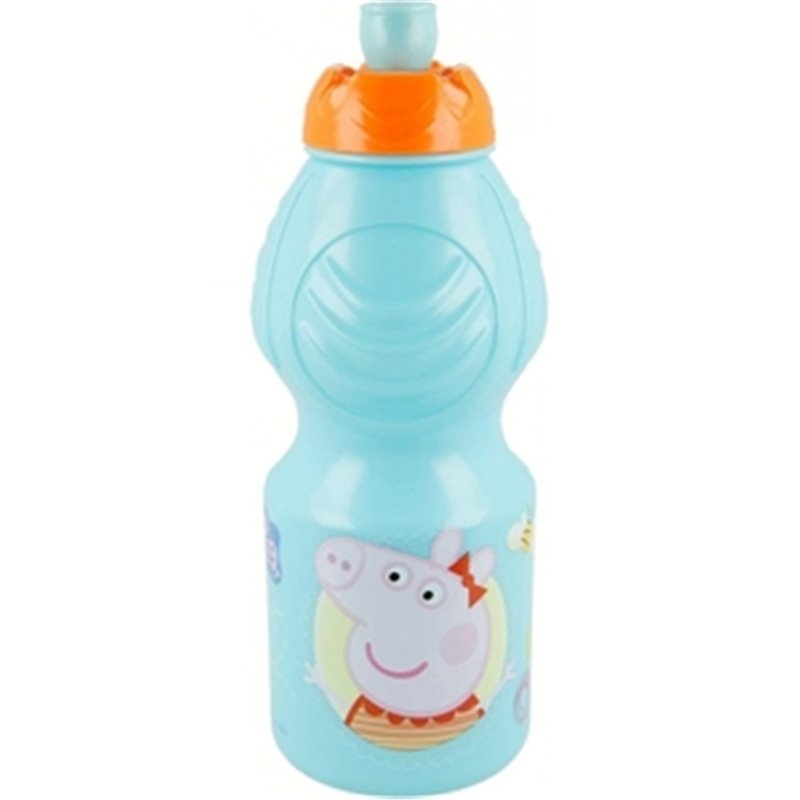 PEPPA PIG BOTELLA PLÁSTICO 400 ML 18 CM