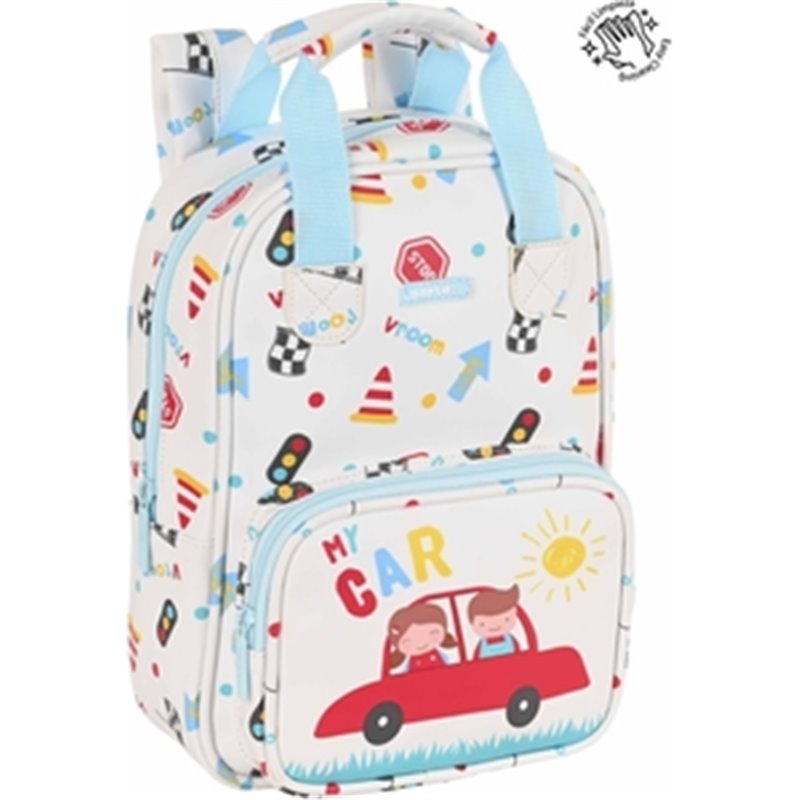 CAR MOCHILA PREESCOLAR CON ASAS 28X20