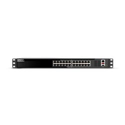 QNAP QSW-M3224-24T switch Gestionado L3 10G Ethernet (100/1000/10000) 1U Negro, Plata