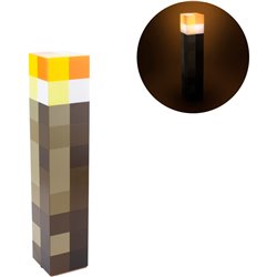 Lampara Antorcha Minecraft 28cm