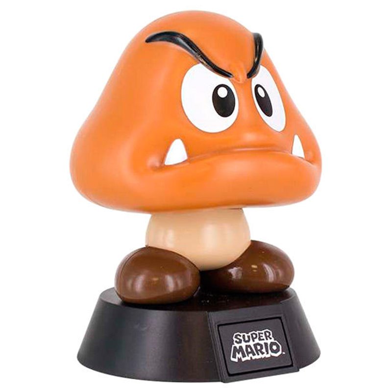 Lampara 3D Goomba Super Mario Bros Nintendo