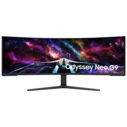 Monitor Gaming Ultrapanor�mico Curvo Samsung Odyssey Neo G9 S57CG952NU 57"/ Dual UHD/ 1ms/ 240Hz/ VA/ Regulable en altura/ Blanc