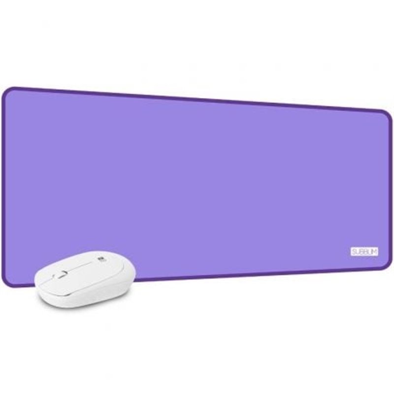 Set Rat�n Inal�mbrico y Alfombrilla Subblim Harmony Purple/ Hasta 1200 DPI