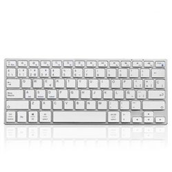 Teclado Compacto Inal�mbrico por Bluetooth Subblim Advance Compact/ Plata