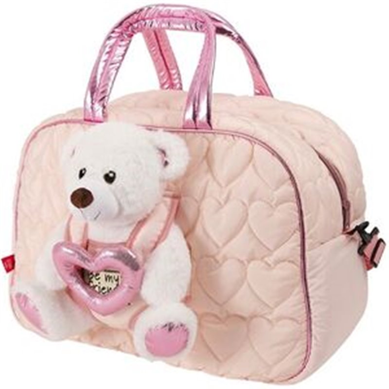 BOLSA VIAJE + PELUCHE OSO TEDDY 41,5CM