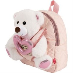 MOCHILA + PELUCHE OSO TEDDY 27CM