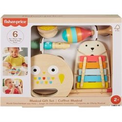 KIT INSTRUMENTOS MUSICALES MADERA