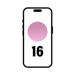 Smartphone Apple iPhone 16 256GB/ 6.1"/ 5G/ Rosa