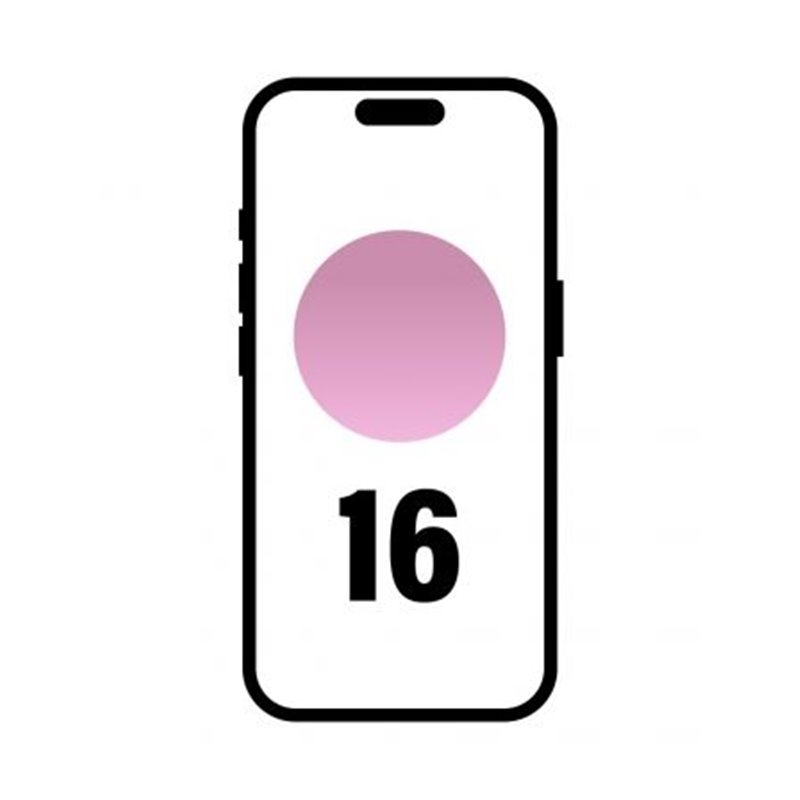 Smartphone Apple iPhone 16 256GB/ 6.1"/ 5G/ Rosa