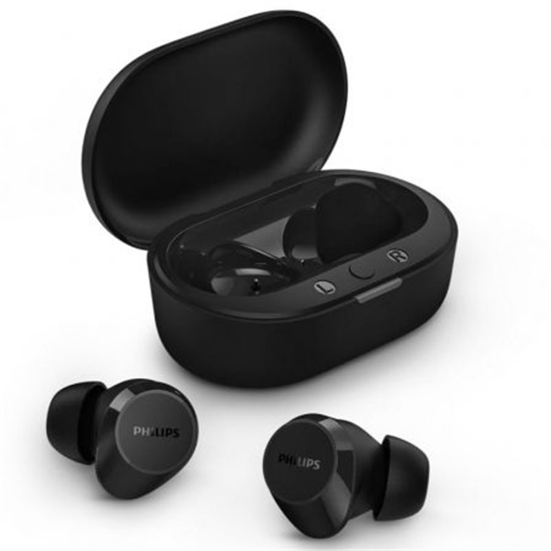 Auriculares Bluetooth Philips TAT1209 con estuche de carga/ Autonom�a 6h/ Negros