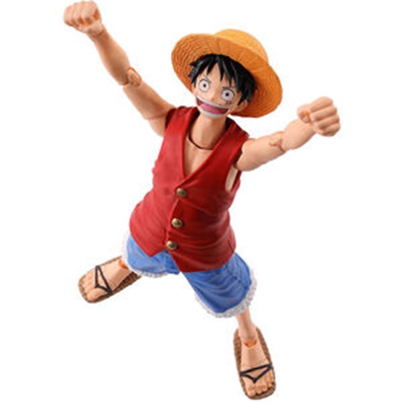 FIGURA S.H FIGUARTS MONKEY D LUFFY ROMANCE DAWN ONE PIECE 14CM