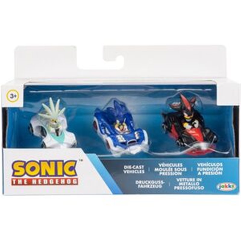 BLISTER 3 VEHICULOS SONIC THE HEDGEHOG