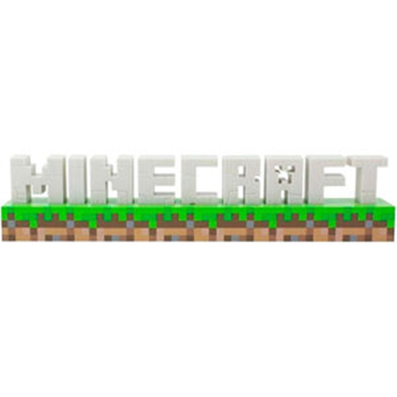 LAMPARA LOGO MINECRAFT