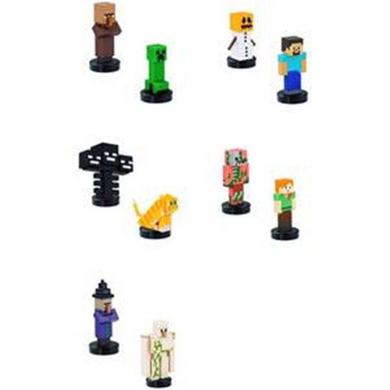 PACK 2 FIGURAS C/SELLO MINECRAFT