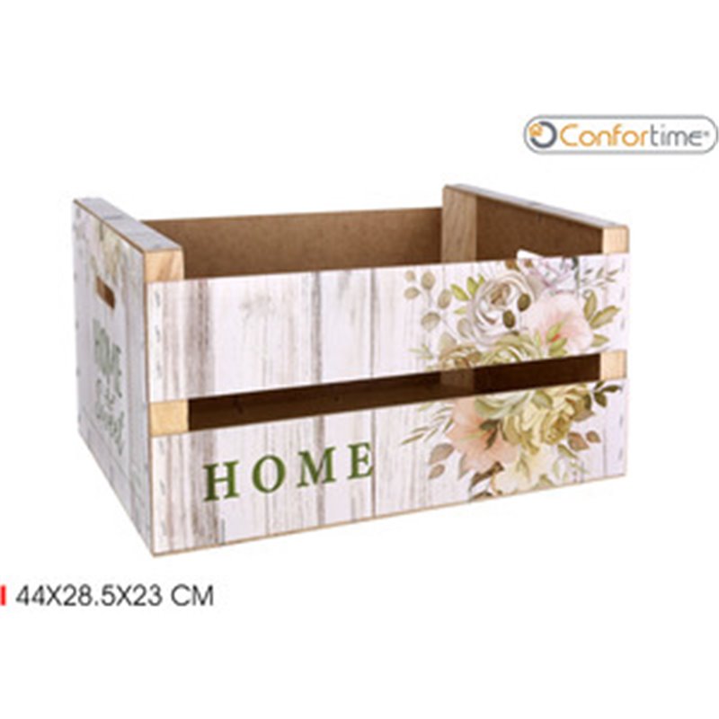 CAJA WOOD BRILLO 44X28.5X23 S.HOME CONFORTIME