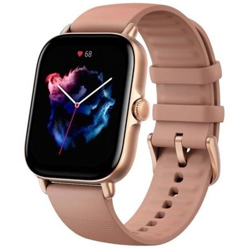 Smartwatch Huami Amazfit GTS 3/ Notificaciones/ Frecuencia Card�aca/ GPS/ Rosa Terracota