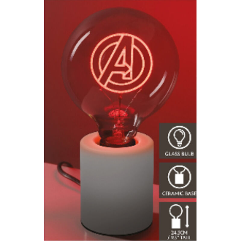 Bombilla LED Neon Los Vengadores Avengers Marvel