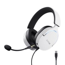 Trust GXT 490 FAYZO Auriculares Alámbrico Diadema Motocicleta USB tipo A Negro, Blanco