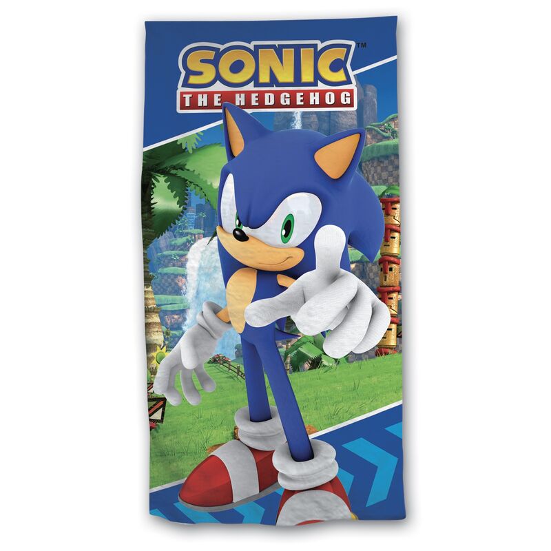 Toalla Sonic The Hedgehog microfibra