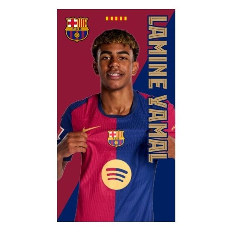 Toalla Lamine Yamal FC Barcelona microfibra