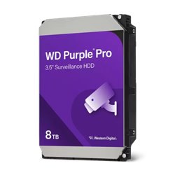 Western Digital Purple Pro Smart Video HDD 8TB disco duro interno 7200 RPM 3.5" SATA