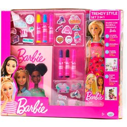 Muñeca + diario Barbie