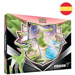 Blister juego cartas coleccionables Virizion V Pokemon Español