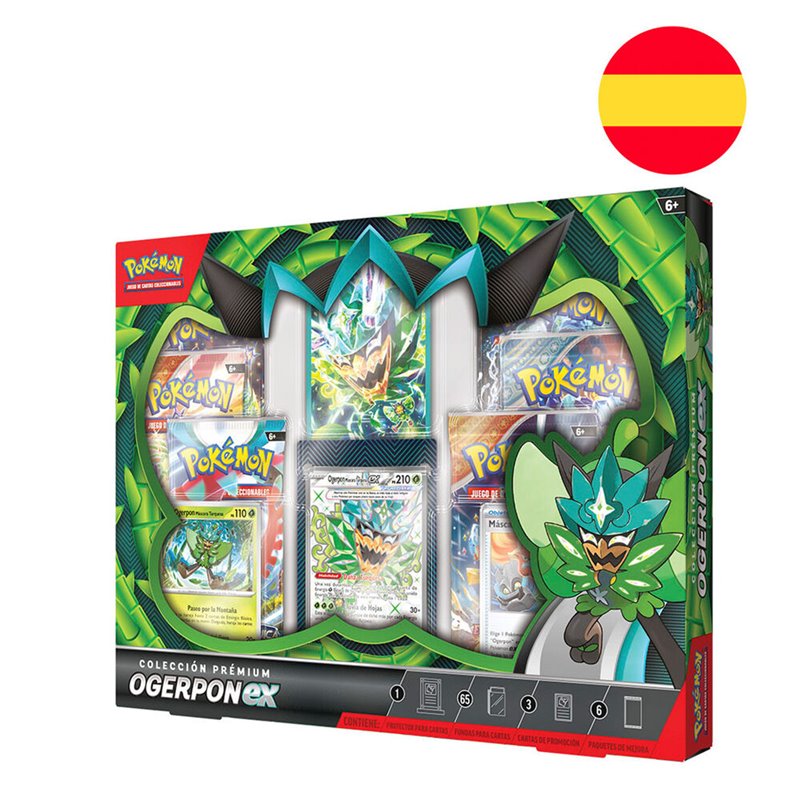 Estuche juego cartas coleccionables Pokemon español