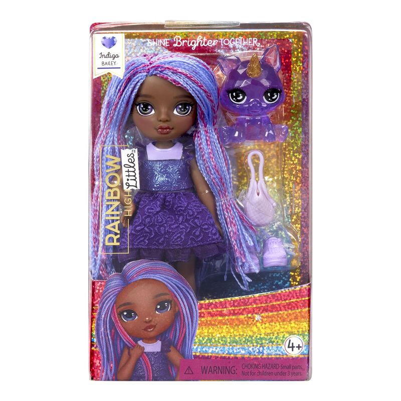 Muñeca Little fashion Indigo morada Rainbow High