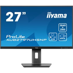 iiyama ProLite XUB2797UHSNP-B1 pantalla para PC 68,6 cm (27") 3840 x 2160 Pixeles 4K Ultra HD LED Negro