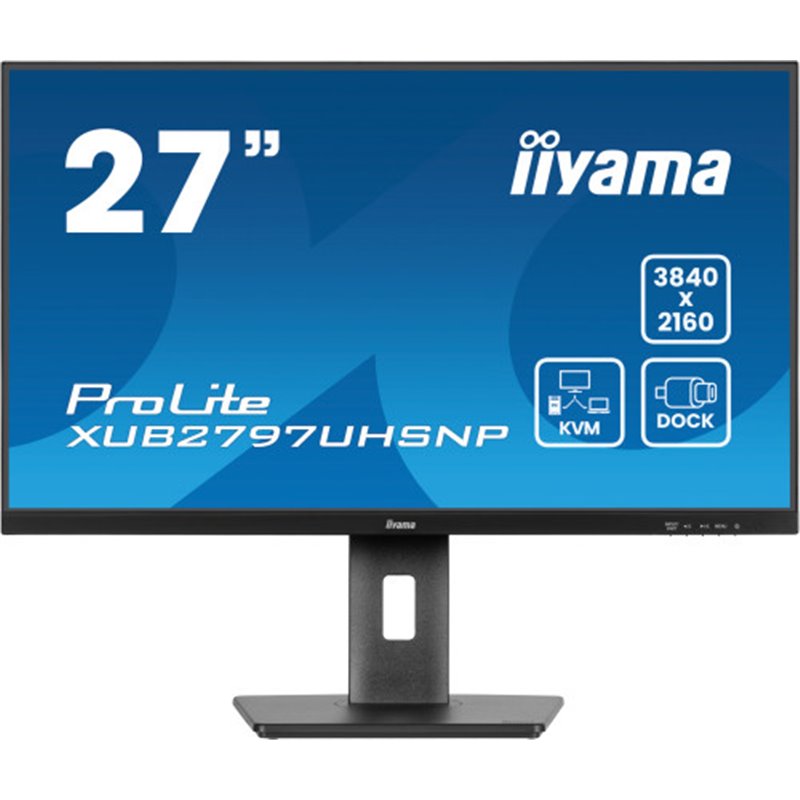 iiyama ProLite XUB2797UHSNP-B1 pantalla para PC 68,6 cm (27") 3840 x 2160 Pixeles 4K Ultra HD LED Negro