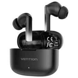 Auriculares Bluetooth Vention ELF E04 NBIB0 con estuche de carga/ Autonom�a 6h/ Negros