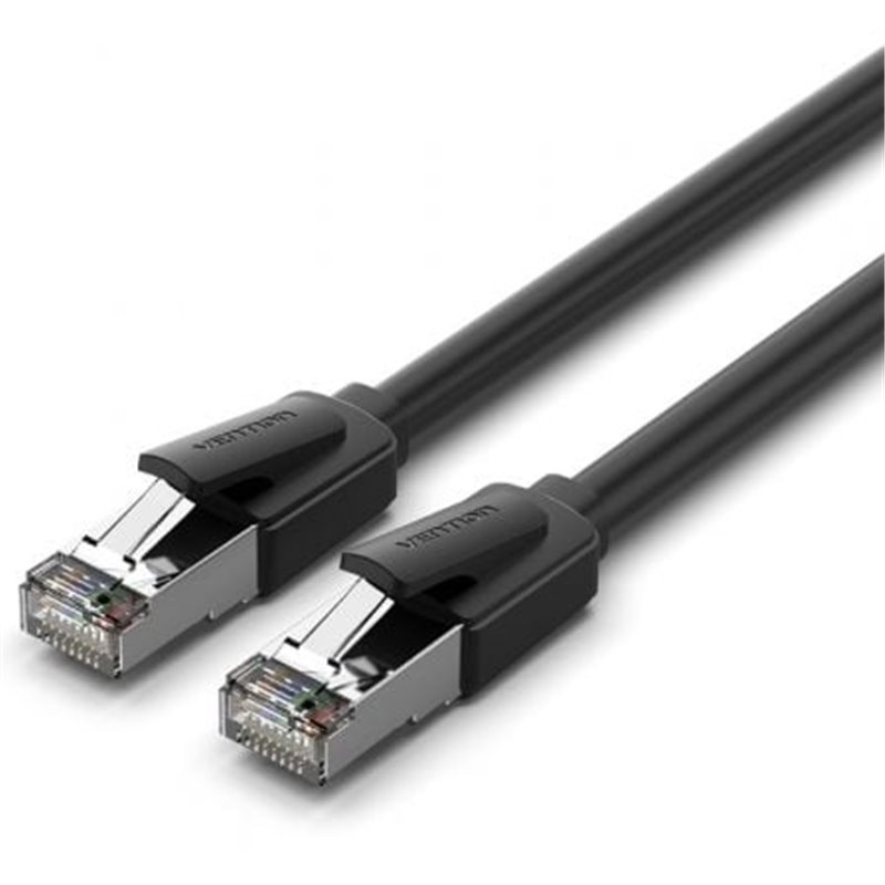 Cable de Red RJ45 UTP 26AWG Vention IKKBJ Cat.8/ Gaming/ 8m/ Negro