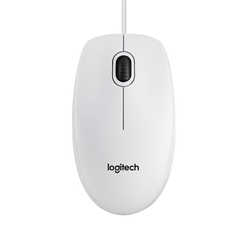 RATÓN ÓPTICO LOGITECH B100 BLANCO