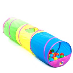 Tunel plegable + 25 pelotas