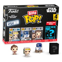 Blister 4 figuras Bitty POP Star Wars Luke Skywalker